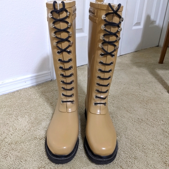 Ilse Jacobsen Shoes - Super Cute - Ilse Jacobsen Lace Up Rain Boots